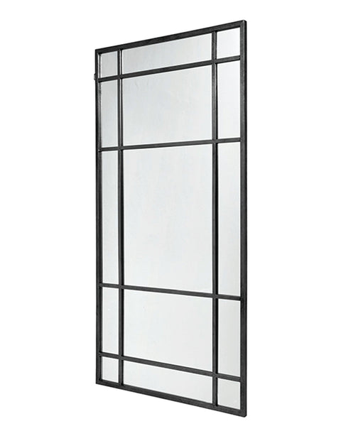ok design SPIRIT iron wall mirror black