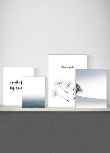 Ok Design The Tree On The Hill Poster