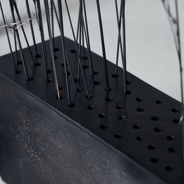 Ok Design Vase Flow Browned Brass