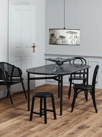 Ok Design WICKY Chair W. Wickerwork Black/black