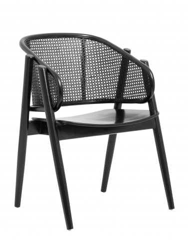 Ok Design WICKY Lounge Chair Black/black