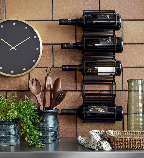 Ok Design Wine Rack Black