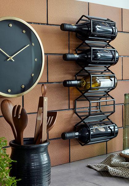 Ok Design Wine Rack Black