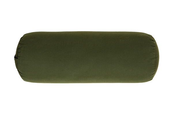 ok design YOGA Bolster Large Round Dark Green