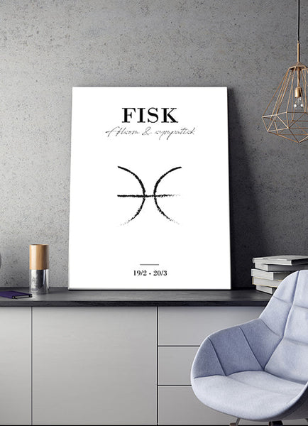 Ok Design Zodiac - Fisk Poster