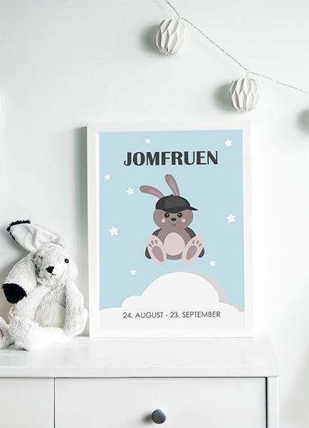 Ok Design Zodiac For Boy - Jomfru Poster