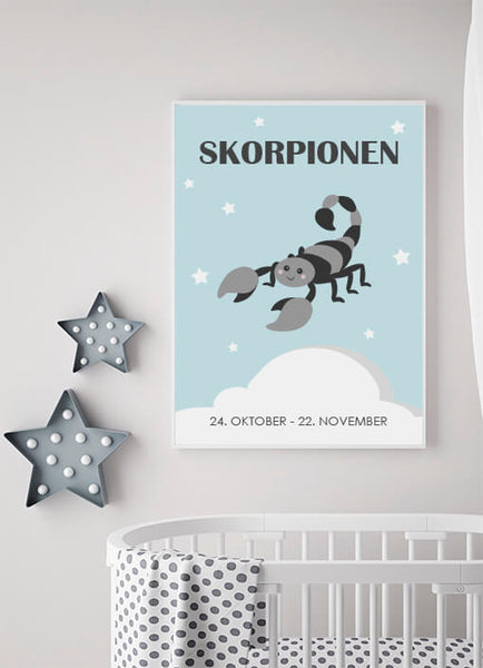 Ok Design Zodiac For Boy - Skorpion Poster
