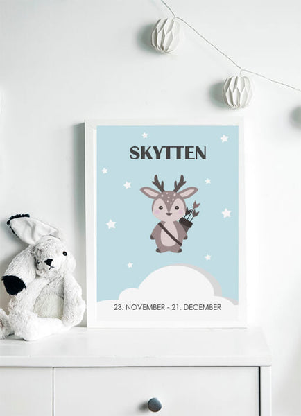 Ok Design Zodiac For Boy - Skytte Poster