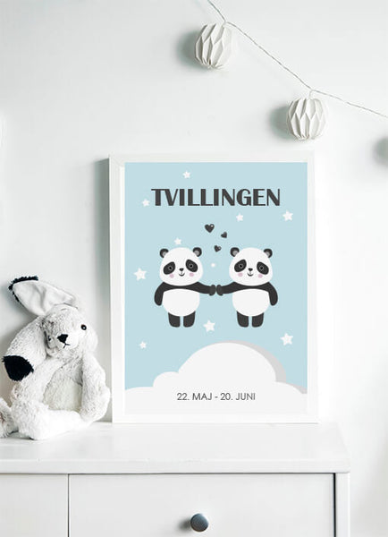 Ok Design Zodiac For Boy - Tvilling Poster