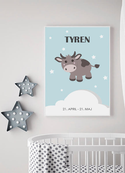 Ok Design Zodiac For Boy - Tyr Poster