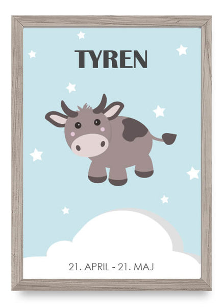 ok design Zodiac for Boy - Tyr Poster