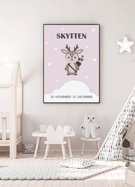 Ok Design Zodiac For Girl - Skytte Poster