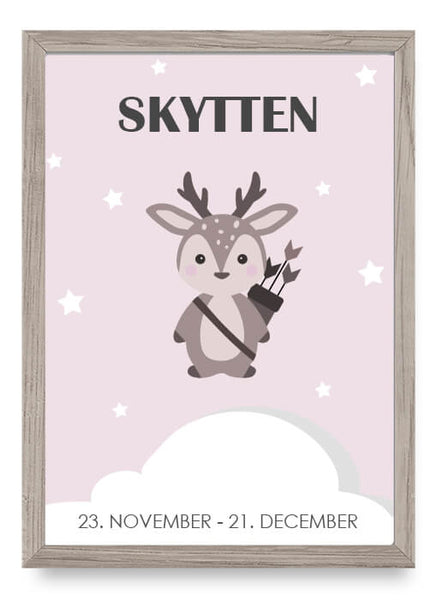 ok design Zodiac for Girl - Skytte Poster
