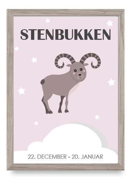 ok design Zodiac for Girl - Stenbuk Poster