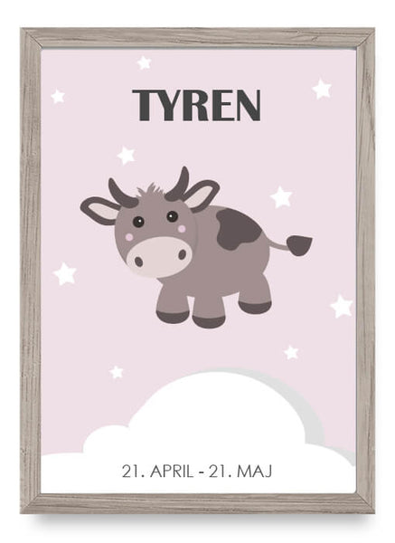 ok design Zodiac for Girl - Tyr Poster