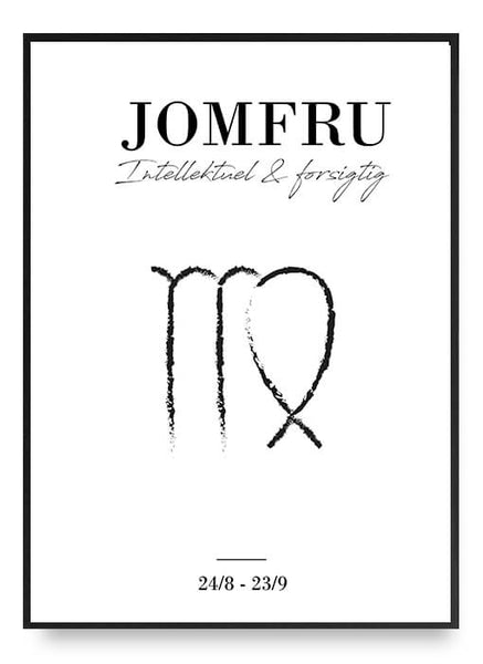 ok design Zodiac - Jomfru Poster