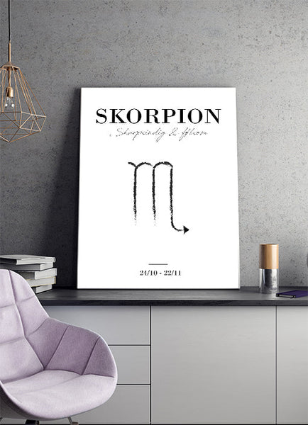 Ok Design Zodiac - Skorpion Poster