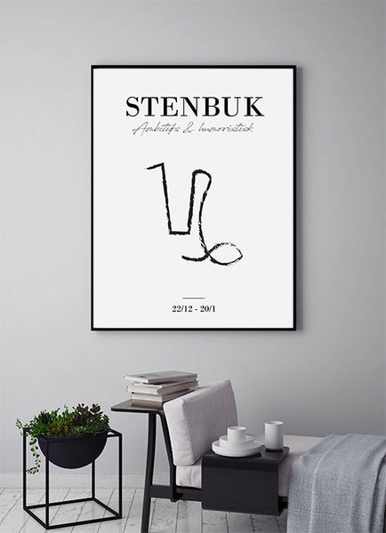 Ok Design Zodiac - Stenbuk Poster
