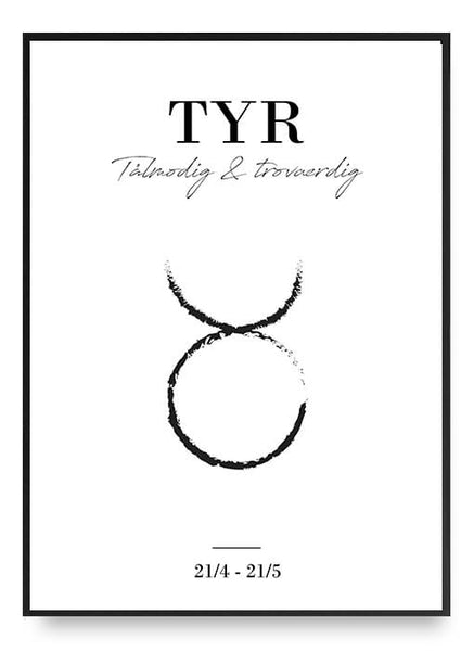 ok design Zodiac - Tyr Poster