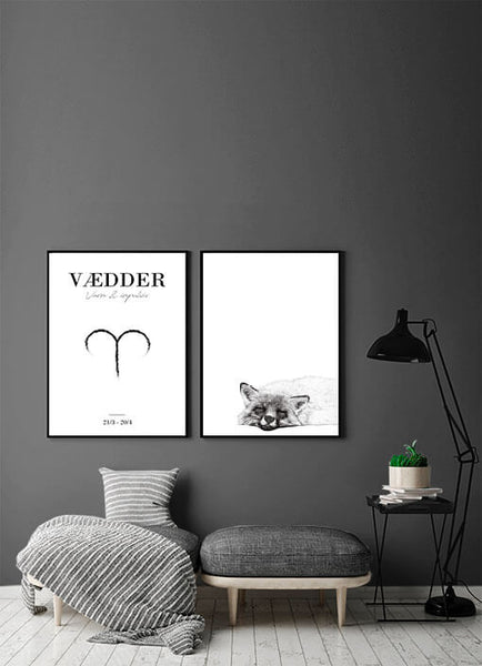 Ok Design Zodiac - Vædder Poster