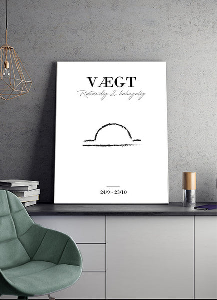 Ok Design Zodiac - Vægt Poster