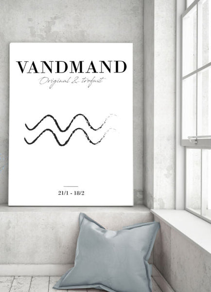 Ok Design Zodiac - Vandmand Poster