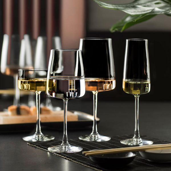 Ok Design Zero White Wine Glasses - Giftbox Of 12 Pcs