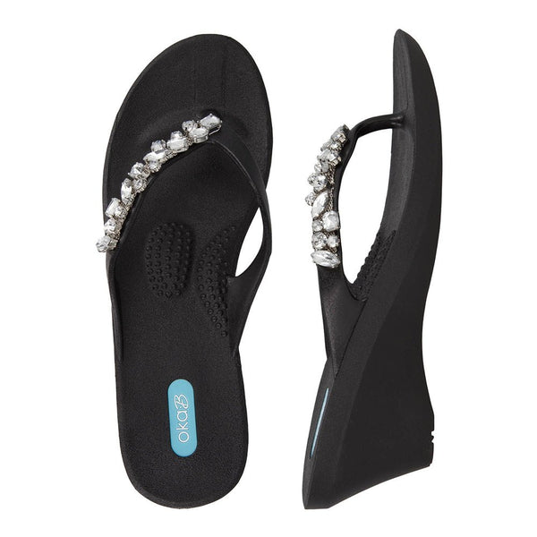 Oka B Alexa Wedge Flip Flops