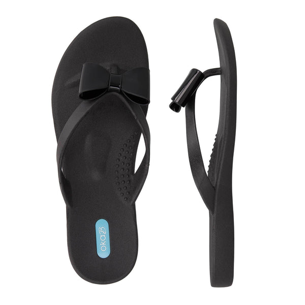 Oka B Cassina Bow Flip Flops