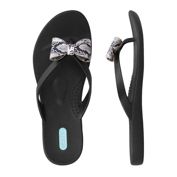 oka b Cassina Bow Flip Flops