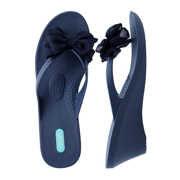 Oka B Evelyn Wedge Flip Flops