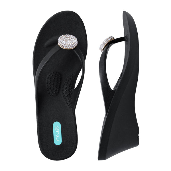 Oka B Joy Wedge Flip Flops