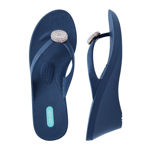 Oka B Joy Wedge Flip Flops