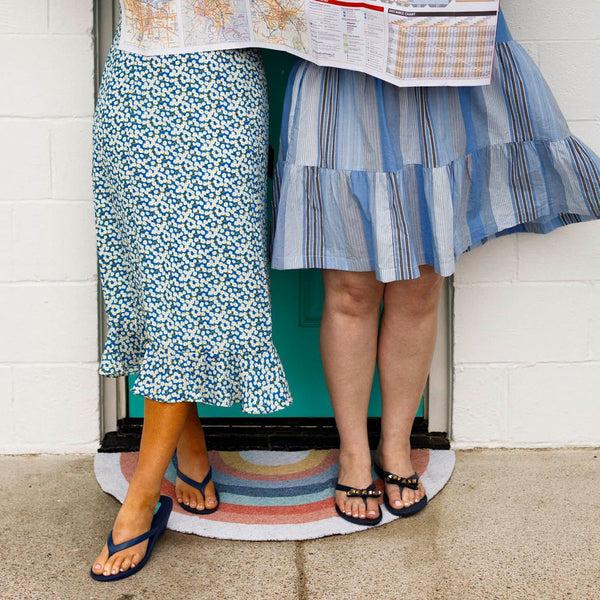 Oka B Kylie Wedge Flip Flops