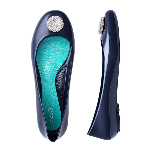 Oka B Luz Shiny Ballet Flats