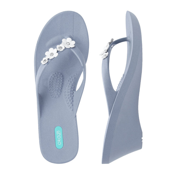 Oka B Margot Wedge Flip Flops