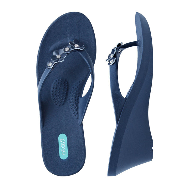 Oka B Margot Wedge Flip Flops