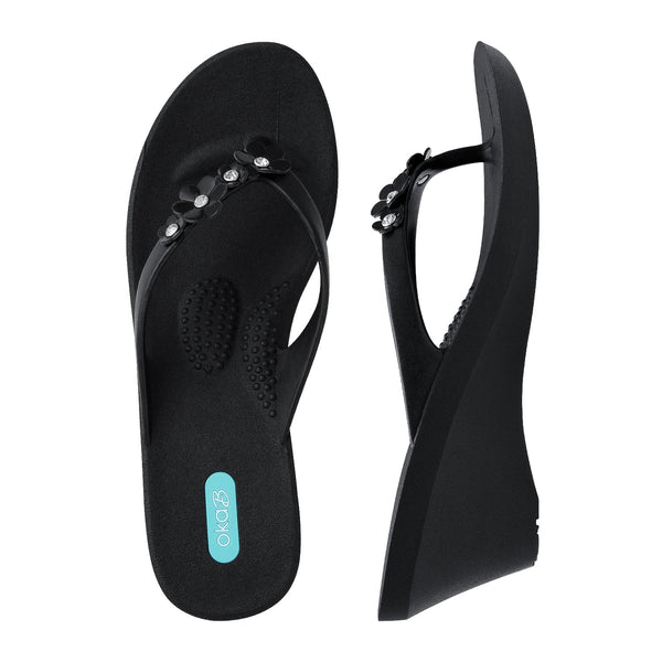 Oka B Margot Wedge Flip Flops