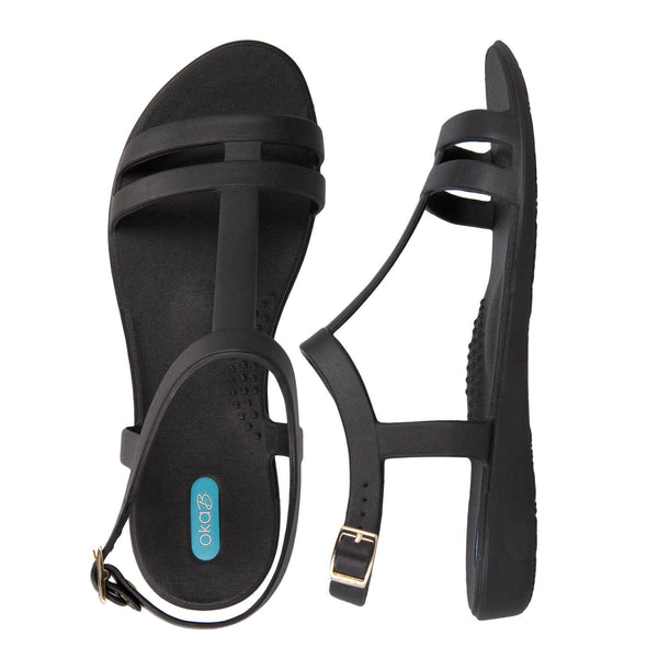 Oka B Morgan T-Strap Sandals