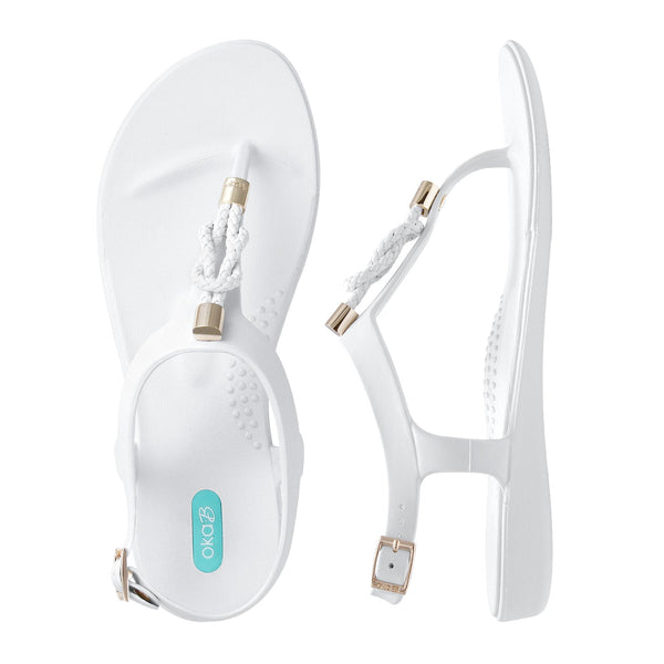 Oka B Neptune T-Strap Sandals