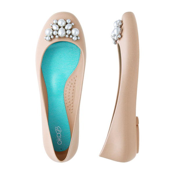 Oka B Pearl Matte Ballet Flats