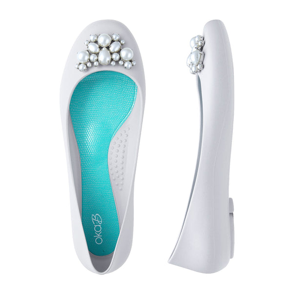 oka b Pearl Matte Ballet Flats