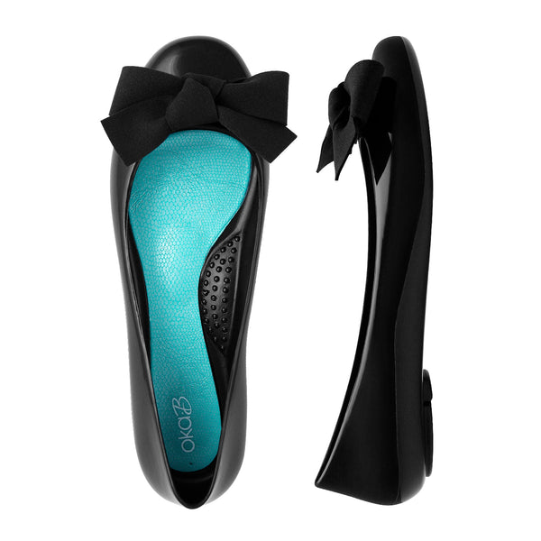 Oka B Pollie Shiny Ballet Flat