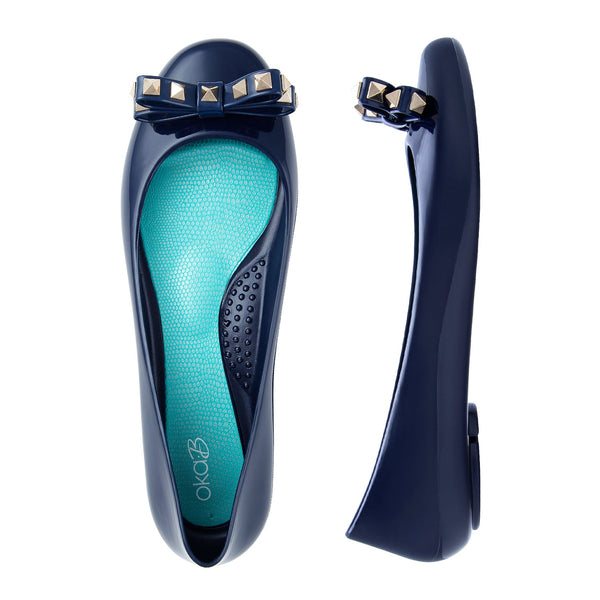 Oka B Rumor Shiny Ballet Flats