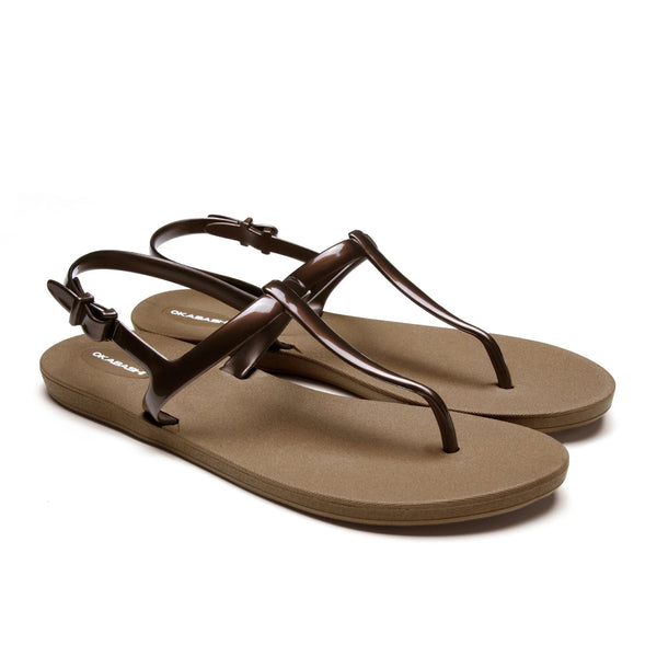 okabashi Journey Slim Women's T-Strap Sandals