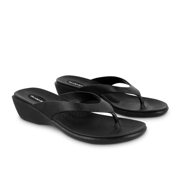 Okabashi Splash Women's Wedge Flip Flops