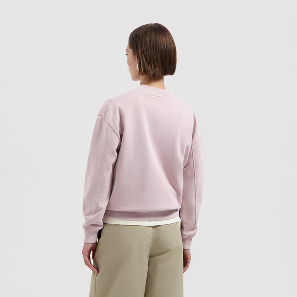 Olaf Hussein Essential Washed Crewneck Keepsake Lilac