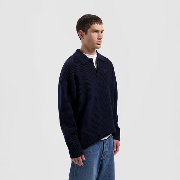 olaf hussein Knitted Oversized Polo Knitted Oversized Polo