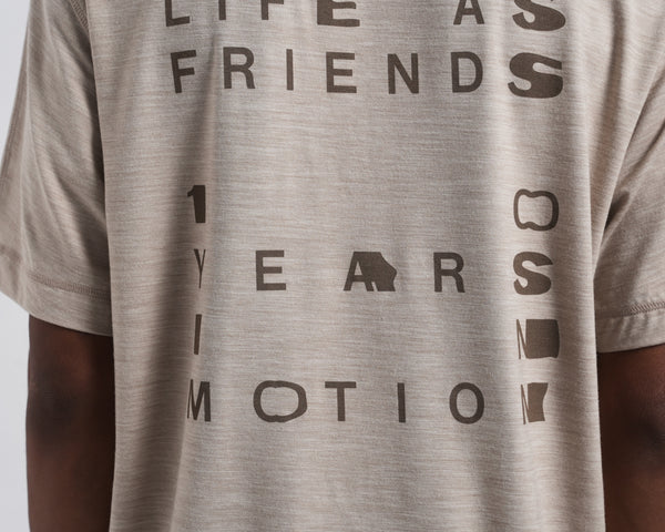 Olaf Hussein 10 Year Graphic Boxy Tee Cobblestone