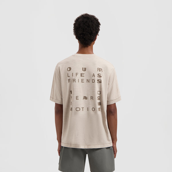 Olaf Hussein 10 Year Graphic Boxy Tee Cobblestone